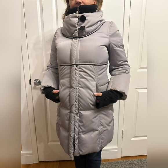 Puffer Down Gray Coat Soia & Kyo M - Picture 6 of 9